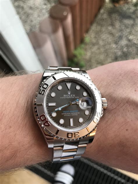 rodium rolex|Rolex yacht master 40 thickness.